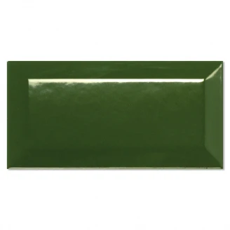Kakel Metro Fasat Grön Blank 7.5x15 cm